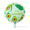 Mexique Carnaval Globo Fiesta Party Decor. Avocado Globos de Fiesta Foil Balloon Set